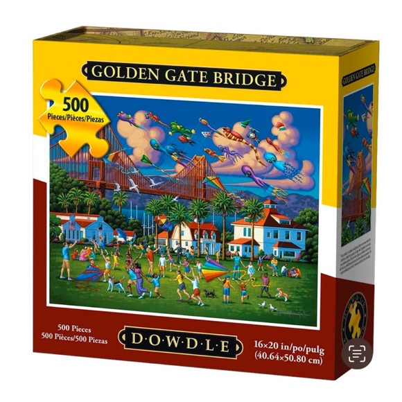 Dowdle Golden Gate Bridge 500 Piece Jigsaw Puzzle - Picture 1 of 3